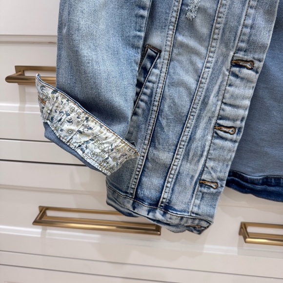 JouJou premium denim collection Jean jacket Girls Medium - Picture 5 of 6